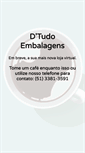 Mobile Screenshot of dtudoembalagens.com.br